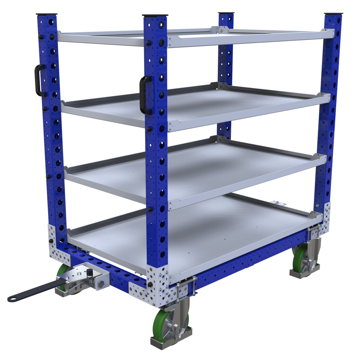 KLT kar LF-100-8305 met 4 lades - 1260x840 mm