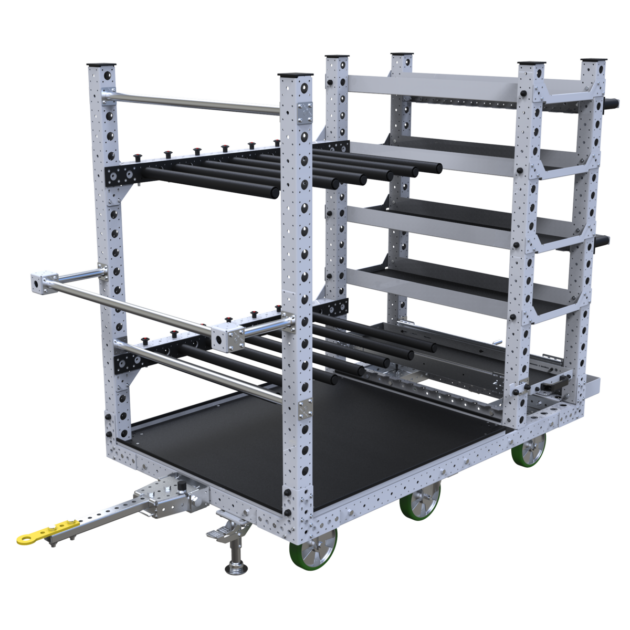 Kittingkar met lades en hangers LF-100-8324 - 1680x1050mm - xxxkg