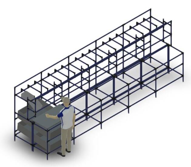 Assemblage lijn met FIFO supply LF001 - 5000x1200mm
