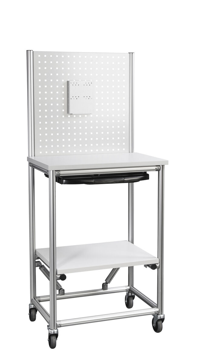 ESD PC trolley met perfo paneel LF21170198-09E - 770x550mm - 200kg