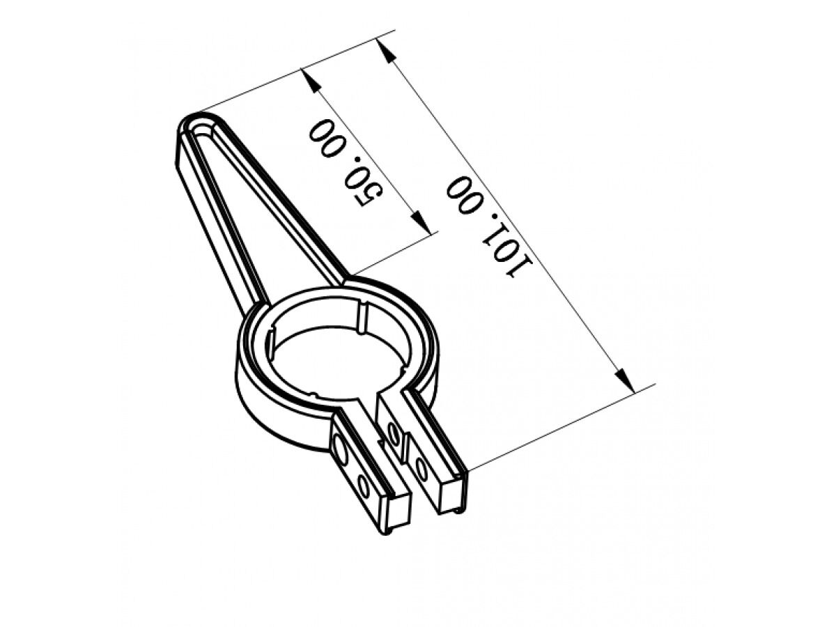 Plastic clamp
