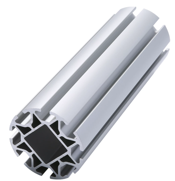 Aluminium profiel rond - dia 60mm - 6mm groef - NGP60
