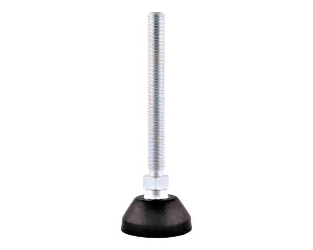 Adjustable foot, Plate 40, Plastic PA