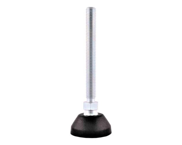 Adjustable foot, Plate 40, Plastic PA
