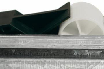 Terugloopstopper voor rollenrail 35mm