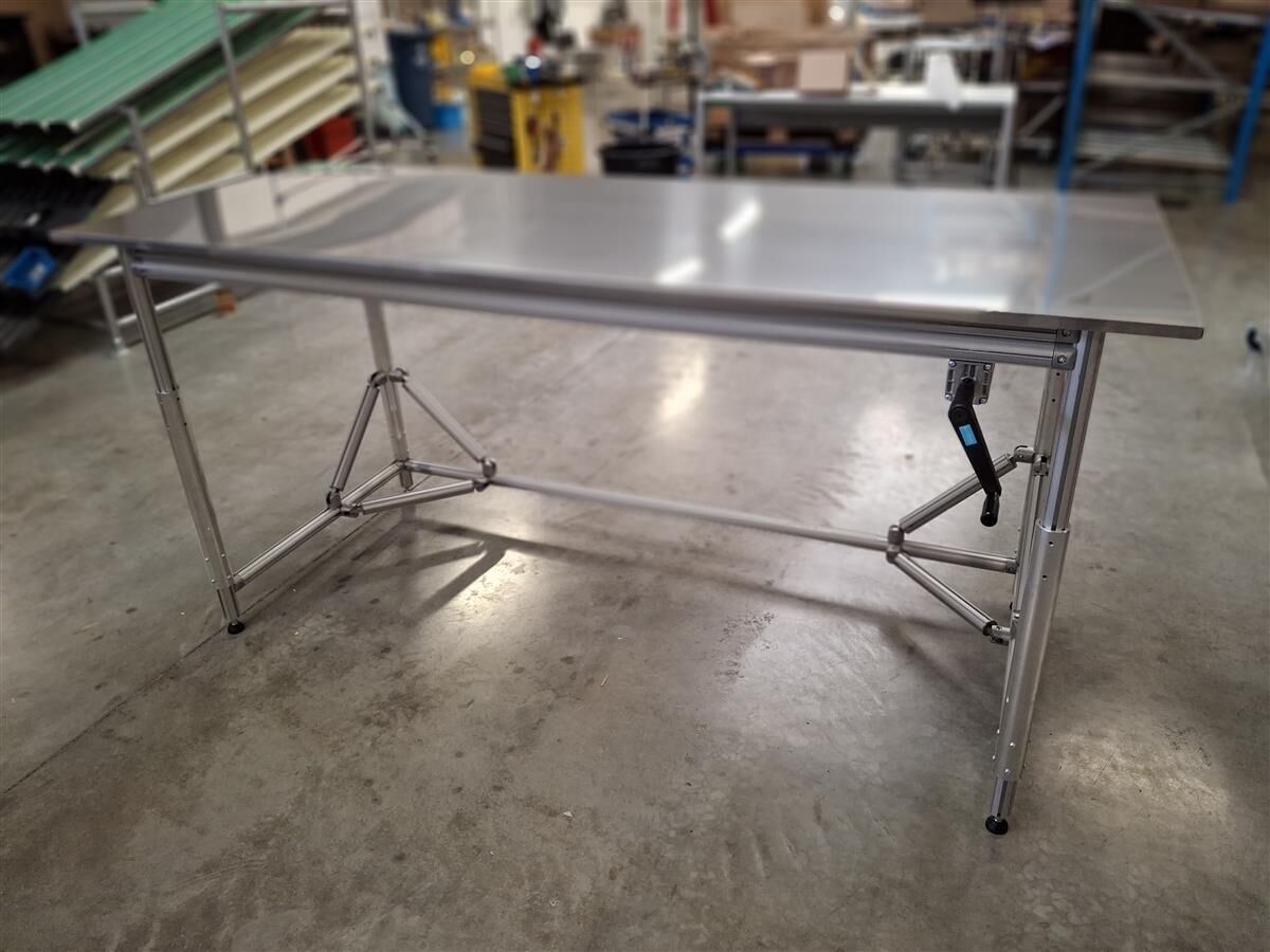Manueel verstelbare werktafel LF216FLSHVSTK - 350kg