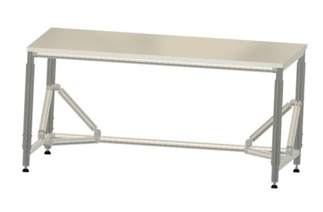 Manueel verstelbare werktafel LF214FLSHVSTM - 300kg