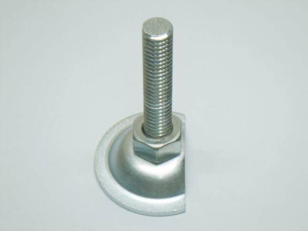 Stelvoet 1/2", L=83mm, dia 56mm, halve basis, ESD