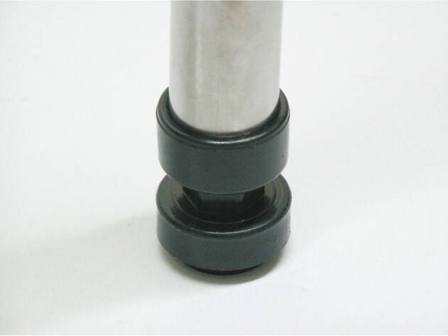 Kunststof voet, L=80mm, dia 35mm, antislip