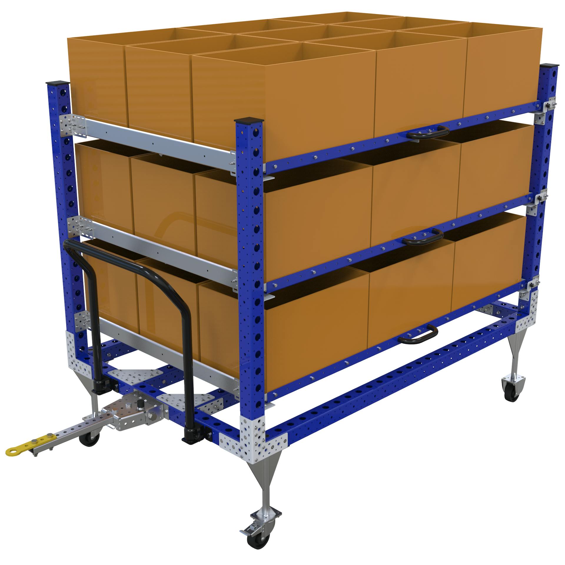 Etagewagen voor AGV transport LF-100-3865 - 2030x1260 - 147kg