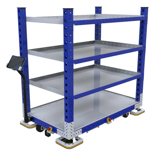 AGV etagewagen LF-100-3911 met 3 lades - 1400x840mm - 1000kg