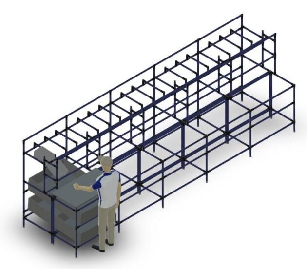 Assemblage lijn met FIFO supply LF001 - 5000x1200mm