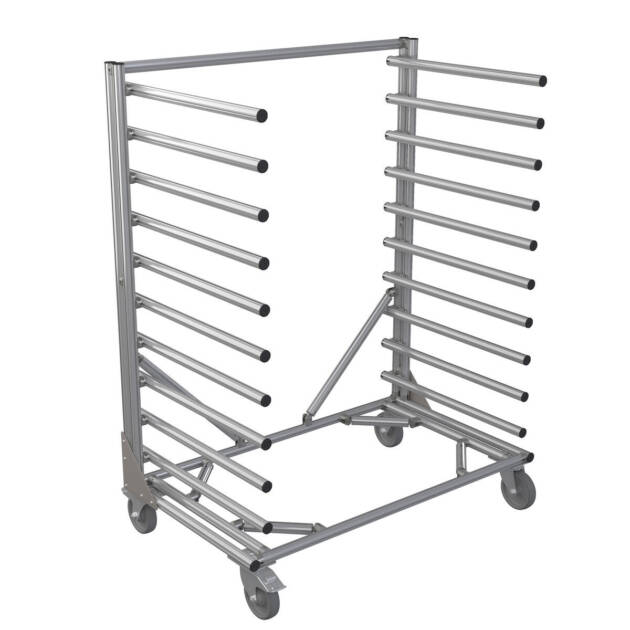Draagarmkar enkelzijdig 10 posities LF21170198-08 - 1380x800x1800mm - 300kg