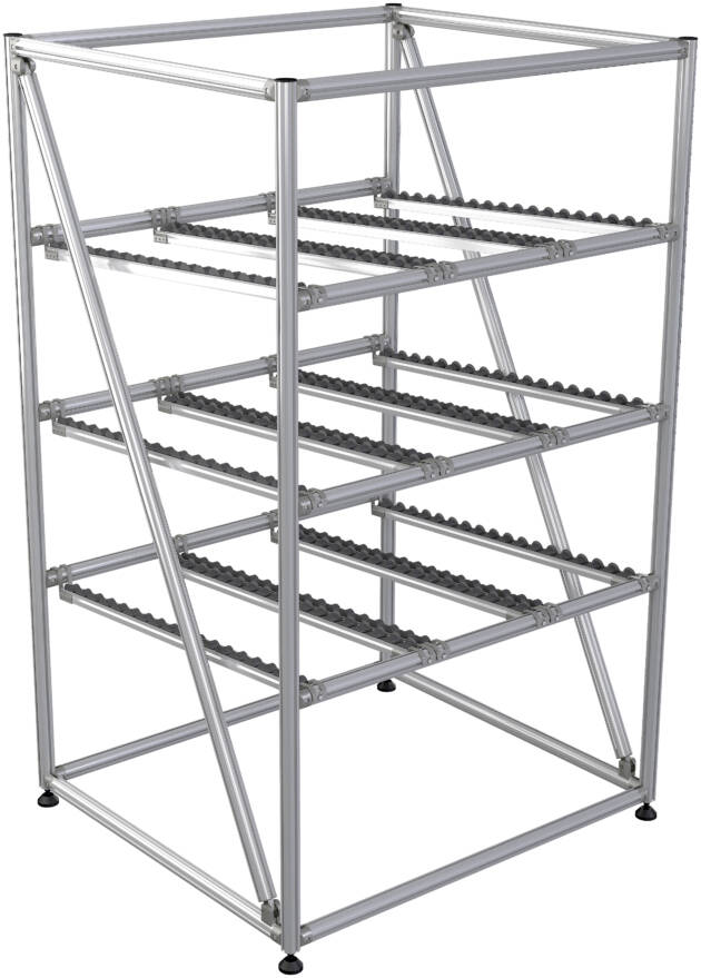 Doorrolstelling basismodule met 3 niveau's LF21EFL1300 - 1400x980mm - 600kg
