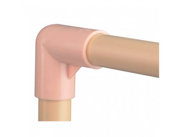 Plastic corner joint