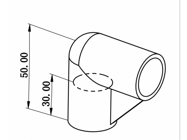 Plastic corner joint