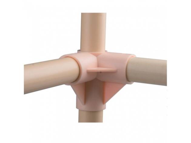 Plastic 2-way joint
