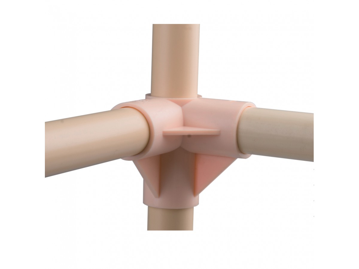 Plastic 2-way joint