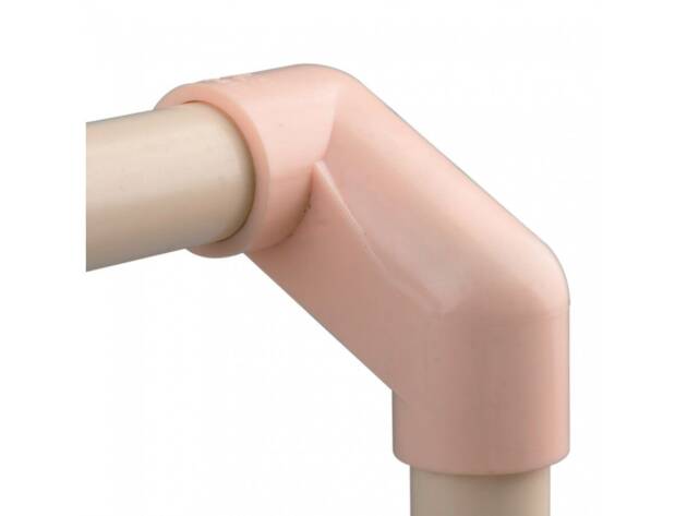 Plastic right corner joint