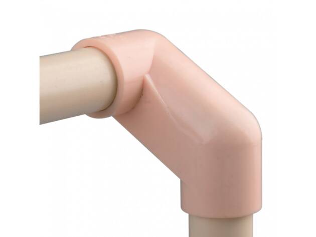 Plastic right corner joint