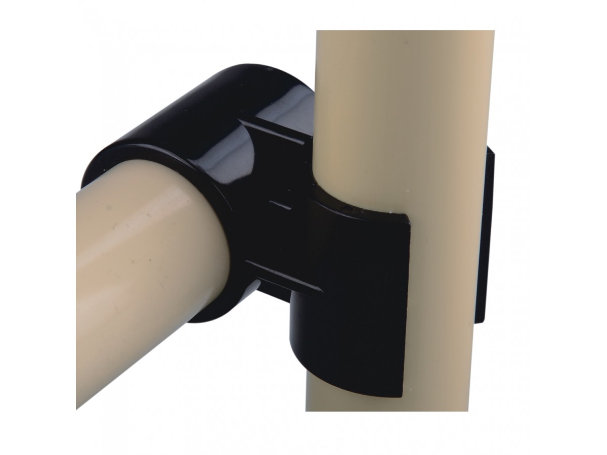 Black ABS plastic cross joint