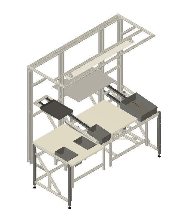 Elektrisch verstelbare werktafel met ergonomische onderdeel toelevering LF016 - 1700x900mm - 300kg